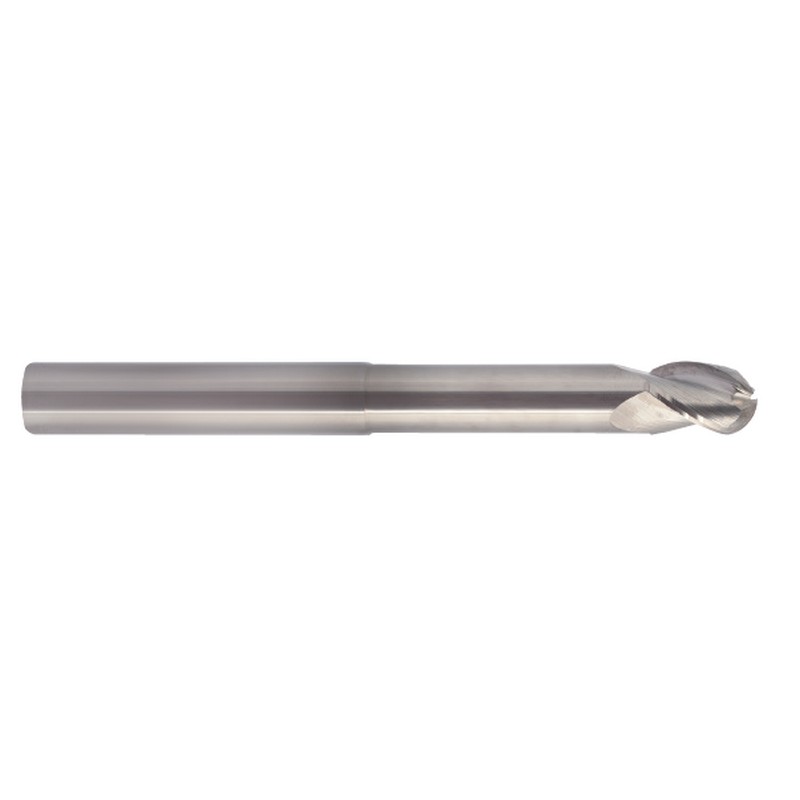 Picture of 4 MM 3 FLUTE BALL END MILL NECKED 5 X D